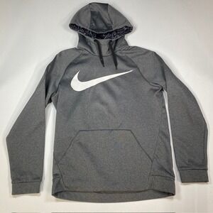 Nike Dri-FIT Therma Full Zip‎ Hoodie Gray Men's Size M Athletic Pullover